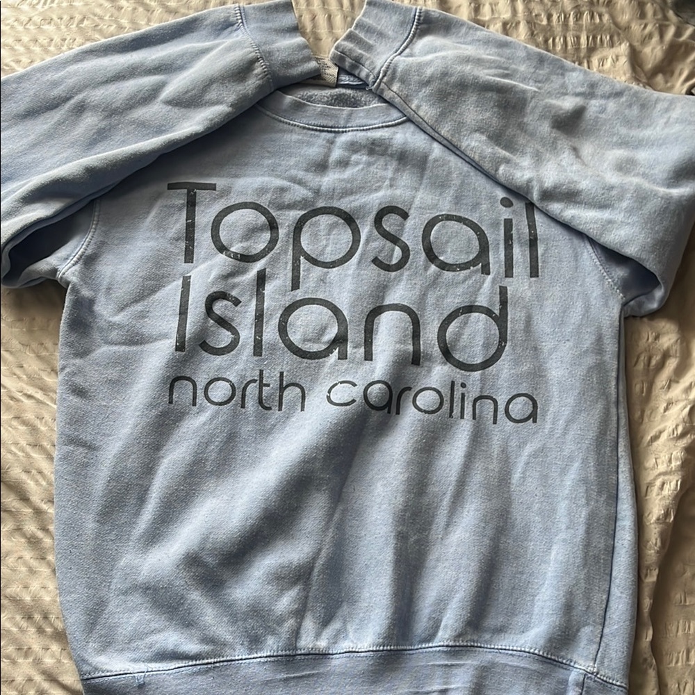 Blue Crew Neck Sweater